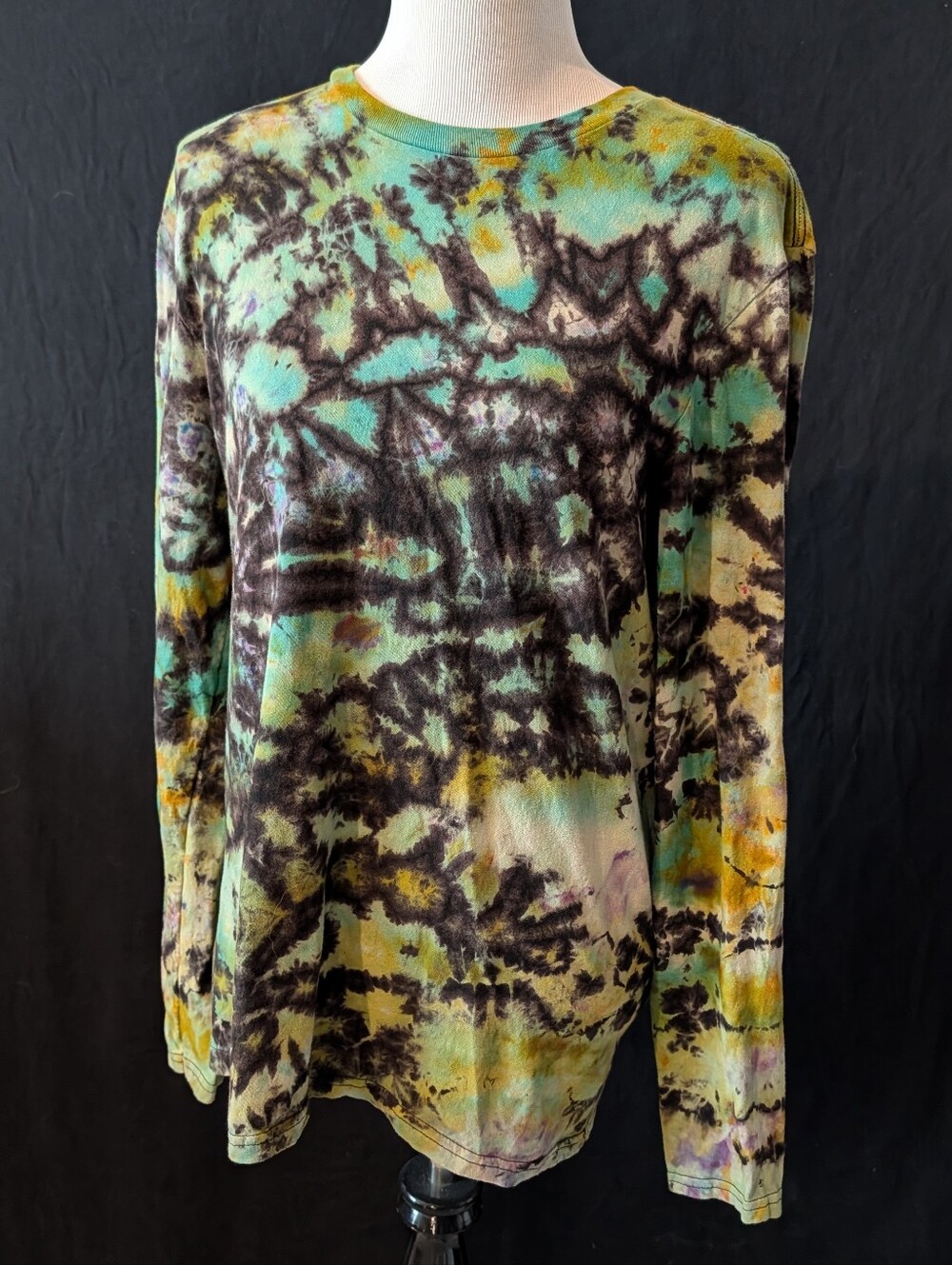 New Reverse Tiedye Unisex Long Sleeve Shirt